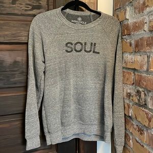 SoulCycle grey sweatshirt